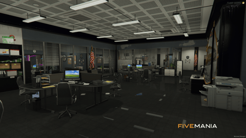 FIVEM Mission Row Pd | Detailed Police Station MLO | Interior & Exterior | Custom Props | Lore Friendly | Add-On | Optimized | Fivem Ready | High Quality — image 13