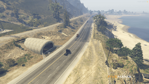 FIVEM Mount Chiliad Tunnel | Expanded Map Location | Interior & Exterior | Working Lights | Road Signs | Graffiti Art | Add-On | Optimized | Fivem Ready | High Quality — image 11