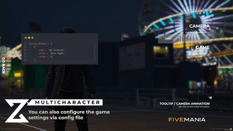 FIVEM Multicharacter V3 | Advanced Identity & Character Selector | Character Creation | Camera Animations | UI Customization | Add-On | Optimized | Fivem Ready | High Quality, image 16