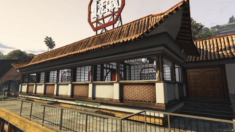 FIVEM Japanese Restaurant | Authentic Dining MLO | Interior & Exterior | Full Kitchen | Bar Area | Office | Add-On | Optimized | Fivem Ready | High Quality — image 2