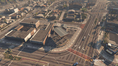 FIVEM Los Santos Block | Comprehensive Map Edit | Residential Homes | Gas Station | Custom Interior | Add-On | Optimized | Fivem Ready | High Quality — image 4
