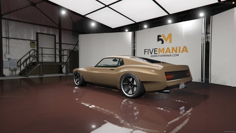 FIVEM Domgtt1 | Custom Muscle Car [Unbadged] Add-On | Custom Wheels | Detailed Interior | Working Lights | Optimized | Fivem Ready | High Quality, image 8