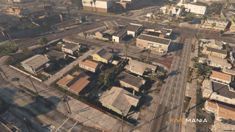 FIVEM Los Santos Block | Comprehensive Map Edit | Residential Homes | Gas Station | Custom Interior | Add-On | Optimized | Fivem Ready | High Quality — image 2