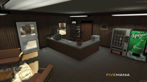FIVEM Dreamview Motel | Retro-Style Accommodation MLO | Interior & Exterior | Lobby & Guest Rooms | Add-On | Optimized | Fivem Ready | High Quality — image 5