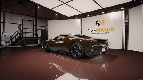 FIVEM 296gtb | Realistic Sports Car [Unbadged] Add-On | Interior & Exterior | Working Lights | Optimized | Fivem Ready | High Quality — image 8