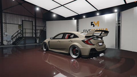 FIVEM Honda Civic Type R | Realistic Sports Car [Badged] Add-On | Widebody Kit | Custom Wheels | Red Interior | Optimized | Fivem Ready | High Quality — image 8