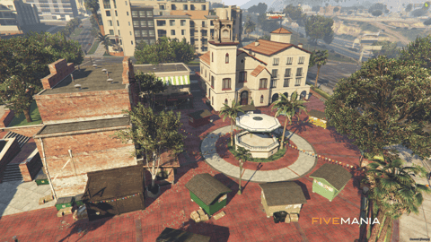 FIVEM Brawl Bar | Lively Town Square MLO | Interior & Exterior | Custom Props | Add-On | Optimized | Fivem Ready | High Quality — image 7