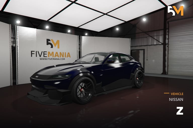 FIVEM Nissan Z, Realistic Sports Coupe [Unbadged] Add-On