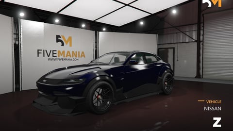 FIVEM Nissan Z | Realistic Sports Coupe [Unbadged] Add-On | Interior & Exterior | Working Lights | Custom Body Kit | Optimized | Fivem Ready | High Quality cover