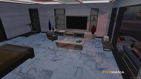 FIVEM Paradise Mansion | Luxury Modern Estate MLO | Interior & Exterior | Pool & Terrace | Add-On | Optimized | Fivem Ready | High Quality — image 10