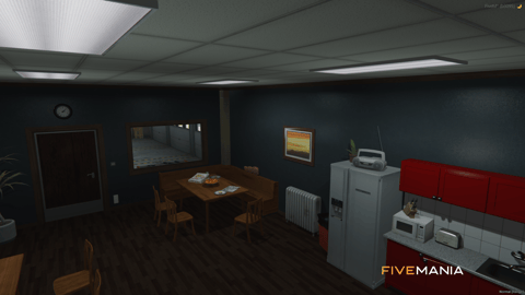 FIVEM Fire Department | Lore-Friendly Fire Station MLO | Interior & Exterior | Offices & Garage | Kitchen & Restrooms | Add-On | Optimized | Fivem Ready | High Quality — image 7