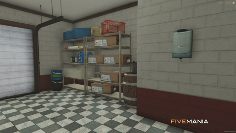 FIVEM The Italian Pizza Restaurant | Authentic Dining MLO | Interior & Exterior | Detailed Bar | Kitchen & Storage | Add-On | Optimized | Fivem Ready | High Quality — image 18