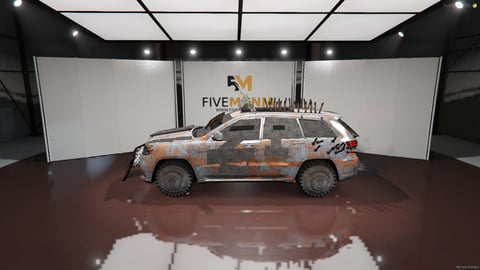 FIVEM Mammoth | Armored Post-Apocalyptic SUV [Unbadged] Add-On | Custom Armor | Spikes & Plow | Mounted Weapon | Off-Road Ready | Add-On | Optimized | Fivem Ready | High Quality, image 8