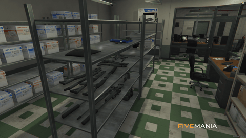 FIVEM Davis Sheriff Station | Detailed Police Station MLO | Interior & Exterior | Shooting Range | Jail Cells | Offices | Add-On | Optimized | Fivem Ready | High Quality — image 30