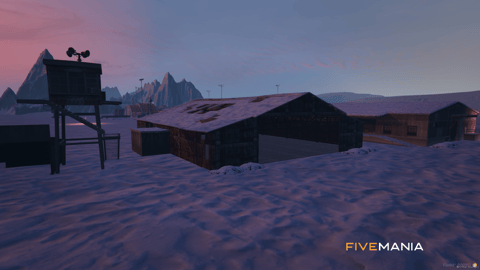 FIVEM Antartica | Arctic Research Base MLO | Custom Environment | Helipad | Structures & Props | Ship Included | Add-On | Optimized | Fivem Ready | High Quality — image 6
