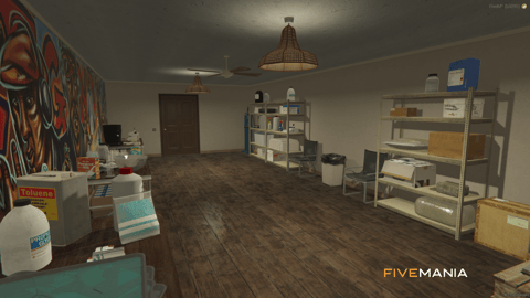 FIVEM Families Stash | Gang Hideout MLO | Pool Table | Drug Lab | Stash Room | Add-On | Optimized | Fivem Ready | High Quality — image 11