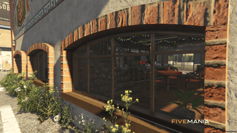 FIVEM The Italian Pizza Restaurant | Authentic Dining MLO | Interior & Exterior | Detailed Bar | Kitchen & Storage | Add-On | Optimized | Fivem Ready | High Quality — image 28