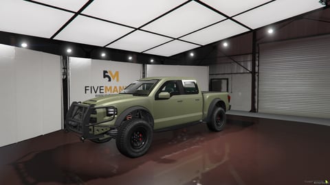 FIVEM Ford F-150 Raptor | Armored Off-Road Pickup [Unbadged] Add-On | Heavy Duty | Custom Grille | Bulletproof Glass | Optimized | Fivem Ready | High Quality, image 3