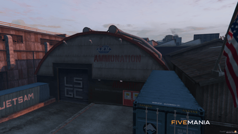 FIVEM Ammunation Reworked | Custom Ammunation MLO | Interior & Exterior | Gun Range | Custom Props | Add-On | Optimized | Fivem Ready | High Quality — image 3