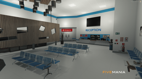FIVEM Mount Zonah Medical Center | Comprehensive Hospital MLO | Interior & Exterior | Patient Rooms | Helipad | Lobby | Add-On | Optimized | Fivem Ready | High Quality — image 4