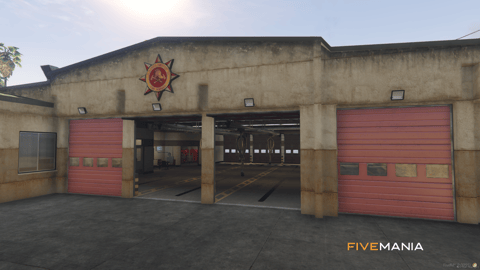 FIVEM Blaine County Fire Station | Detailed Fire Station MLO | Interior & Exterior | Offices & Garage Bays | Lore Friendly | Add-On | Optimized | Fivem Ready | High Quality — image 2