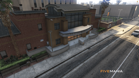 FIVEM Davis Sheriff Station | Detailed Police Station MLO | Interior & Exterior | Shooting Range | Jail Cells | Offices | Add-On | Optimized | Fivem Ready | High Quality — image 3
