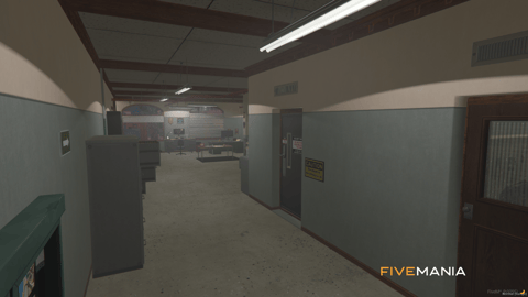 FIVEM Sherif Department V2 | Lore-Friendly Sheriff Department MLO | Interior & Exterior | Custom Props | Add-On | Optimized | Fivem Ready | High Quality — image 7