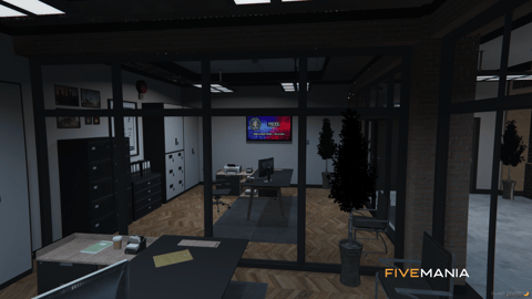FIVEM Mission Row Police Department V2 | Enhanced Police Station MLO | Interior & Exterior | Modern Design | Detailed Offices | Garage | Add-On | Optimized | Fivem Ready | High Quality — image 32