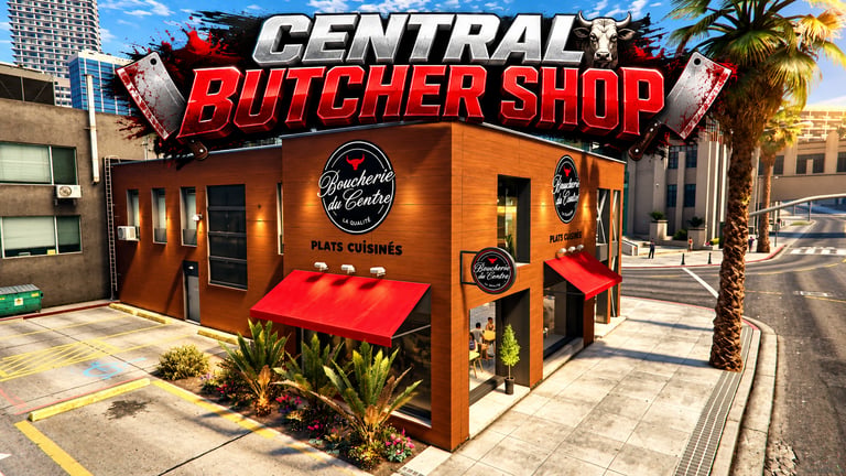FIVEM Central Butcher Shop, Lore-Friendly Meat Market MLO