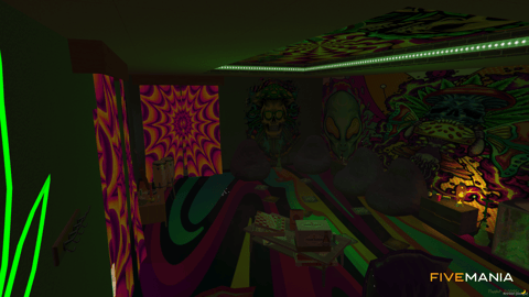 FIVEM Blaze Dispensary | Immersive Cannabis Dispensary MLO | Interior & Exterior | Rooftop Lounge | Grow Room | Office | Add-On | Optimized | Fivem Ready | High Quality — image 9