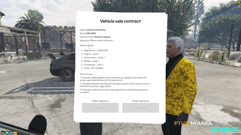 FIVEM Used Car Business | Comprehensive Dealership Script | Vehicle Sales & Contracts | Test Drives | Inspection | Add-On | Optimized | Fivem Ready | High Quality, image 24