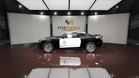 FIVEM Chevrolet Camaro ZL1 (6th Gen) | Lore Friendly Police Car | Working Lights | Custom Sirens | Optimized Handling | Add-On | Optimized | Fivem Ready | High Quality, image 7