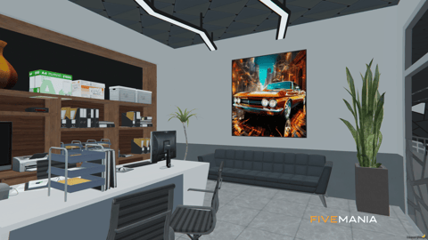 FIVEM Vespucci Sports Dealership | Modern Vehicle Dealership MLO | Interior & Exterior | Offices & Showroom | Add-On | Optimized | Fivem Ready | High Quality — image 11