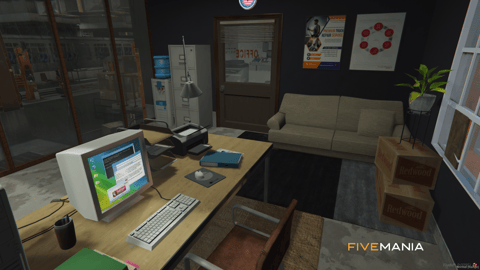 FIVEM Truck You Repairs | Massive Truck Repair MLO | Interior & Exterior | Multiple Bays | Office Space | Custom Props | Add-On | Optimized | Fivem Ready | High Quality — image 13