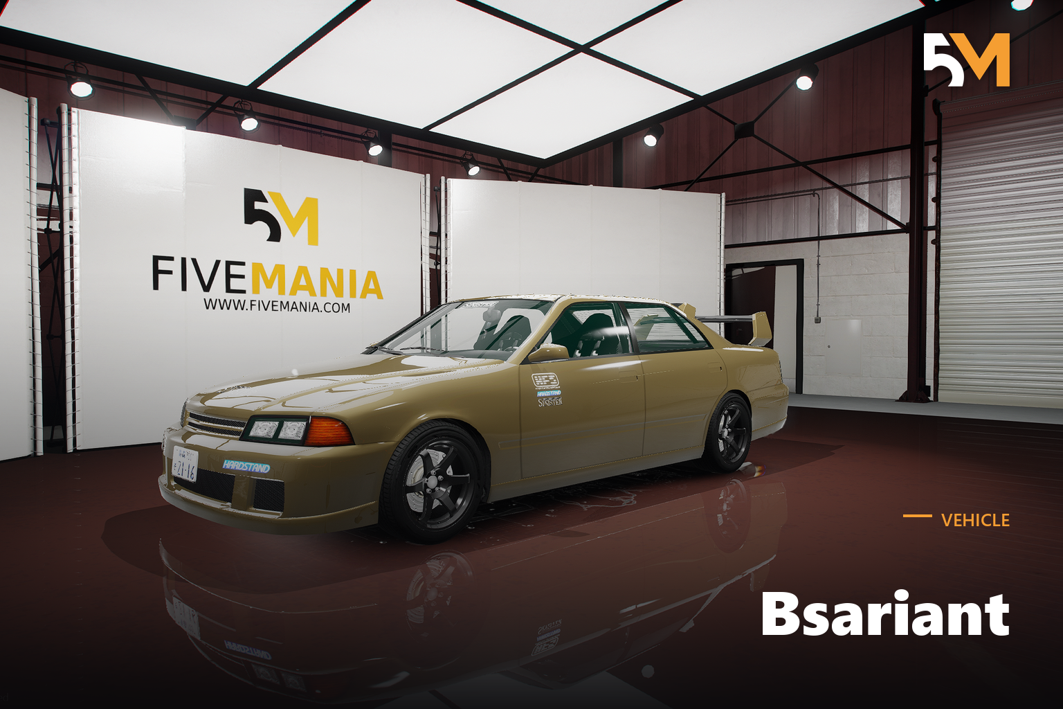 FIVEM Bsariant | Realistic Sedan [Badged] Add-On | Interior & Exterior | Fivem Ready | High Quality