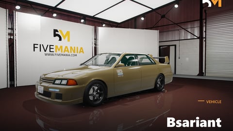 FIVEM Bsariant | Realistic Sedan [Badged] Add-On | Interior & Exterior | Fivem Ready | High Quality cover