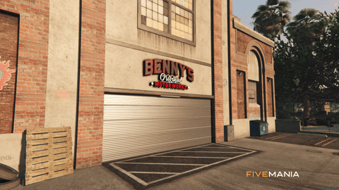 FIVEM Bennys | Iconic Mechanic Shop MLO | Interior & Exterior | Paint Booth | Lounge Area | Custom Props | Add-On | Optimized | Fivem Ready | High Quality — image 2