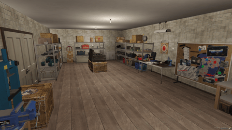 FIVEM Davis Gang Hideout | Multi-Level Apartment MLO | Interior & Exterior | Workshop & Armory | Custom Graffiti | Add-On | Optimized | Fivem Ready | High Quality — image 17