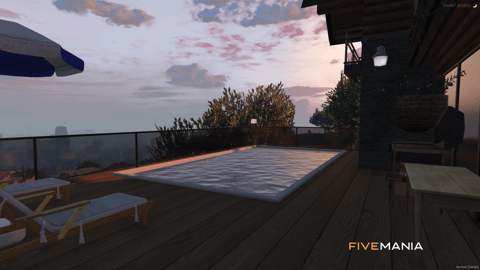 FIVEM Vinewood Hill House | Luxury Hillside MLO | Interior & Exterior | Swimming Pool | Custom Props | Add-On | Optimized | Fivem Ready | High Quality — image 4
