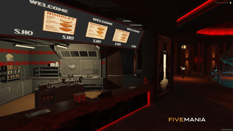 FIVEM Korea Town 2077 | Vibrant Cyberpunk District MLO | Multiple Interiors & Exteriors | Neon Lights | Custom Props | Add-On | Optimized | Fivem Ready | High Quality — image 10