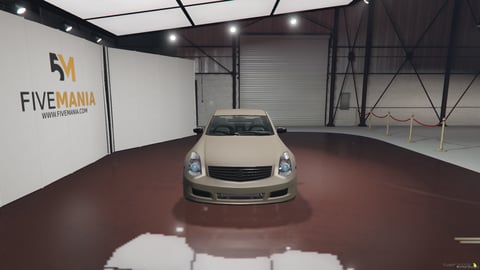 FIVEM Infiniti G35 Coupe (V35) | Realistic Sports Car [Unbadged] Add-On | Custom Wheels | High Quality Interior | Optimized | Fivem Ready | High Quality, image 4