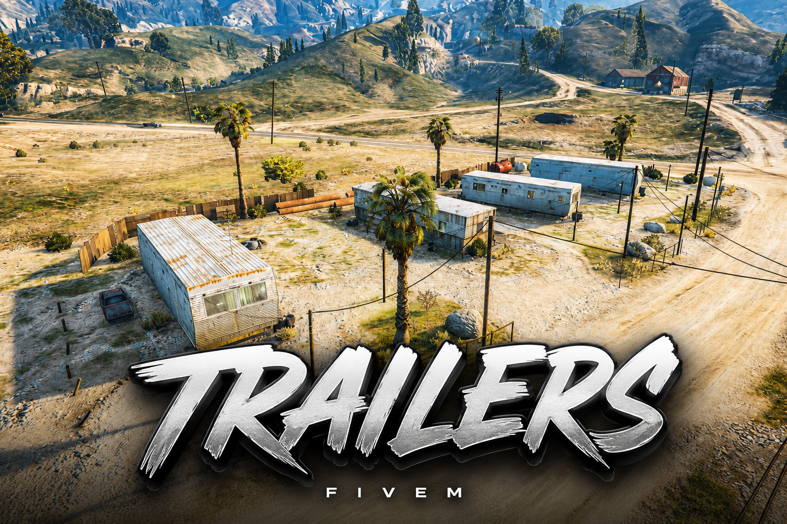 FIVEM Trailers | Rustic Trailer Park MLO | Interior & Exterior | Multiple Trailers | Add-On | Optimized | Fivem Ready | High Quality