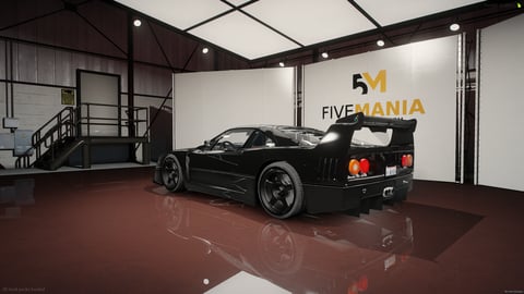 FIVEM F40 | Realistic Sports Car [Unbadged] Add-On | Interior & Exterior | High Performance | Optimized | Fivem Ready | High Quality — image 8