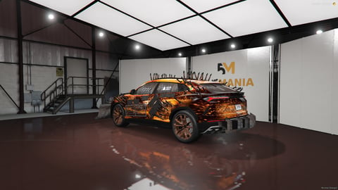 FIVEM Panther | Armored SUV [Unbadged] Add-On | Custom Plow | Spikes & Armor | Unique Livery | Add-On | Optimized | Fivem Ready | High Quality, image 9