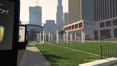 FIVEM Legion Square And Sewers Reworked | Expanded Map MLO | Underground Parking & Sewers | Exterior Overhaul | Add-On | Optimized | Fivem Ready | High Quality — image 17