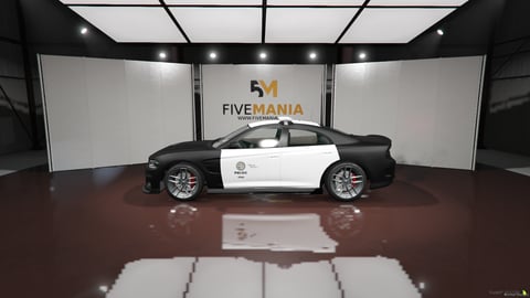 FIVEM Dodge Charger | Lore Friendly Police Patrol Car | Working Emergency Lights | Detailed Interior | Liveries | Add-On | Optimized | Fivem Ready | High Quality, image 7