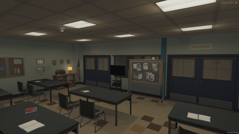 FIVEM City Lspd | Modern Police Department MLO | Interior & Exterior | Offices & Briefing Rooms | Add-On | Optimized | Fivem Ready | High Quality — image 26