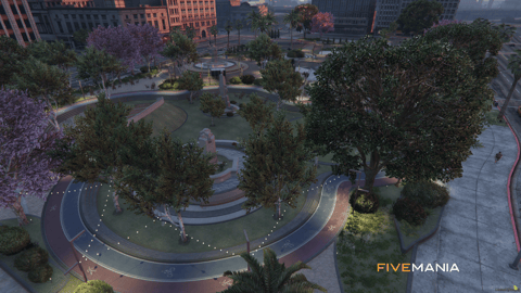 FIVEM Legion V4 | Multi-Purpose City Square MLO | Wedding Venue | Outdoor Amphitheater | Landscaping | Add-On | Optimized | Fivem Ready | High Quality — image 2