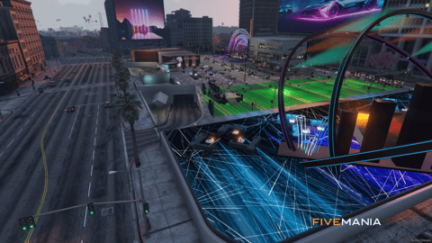 FIVEM Legion Square V5 | Revitalized City Hub MLO | Outdoor Stage & Shops | Dynamic Lighting | Add-On | Optimized | Fivem Ready | High Quality — image 3