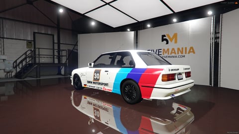 FIVEM M3e30 | Realistic Sports Car [Badged] Add-On | BMW Motorsport Livery | Optimized | Fivem Ready | High Quality — image 8